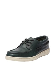 TIMBERLAND PORTOFINO Mokasyny sk&oacute;rzane ciemnozielony - Buty męskie - 6