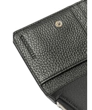 COCCINELLE CAMPIONARIO - METALLIC PEPITA Portfel sk&oacute;rzany Czarny - Portfele damskie - 3
