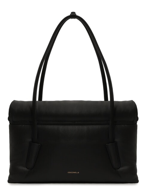 CAMPIONARIO - CHESTER PUFFY SMOOTH Torba na ramię Czarny - Torby damskie