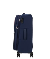 AMERICAN TOURISTER AIR WAVE Zestaw w&oacute;zk&oacute;w kabinowych + średnich + dużych granatowy/pomarańczowy - Zestaw w&oacute;zk&oacute;w - 4