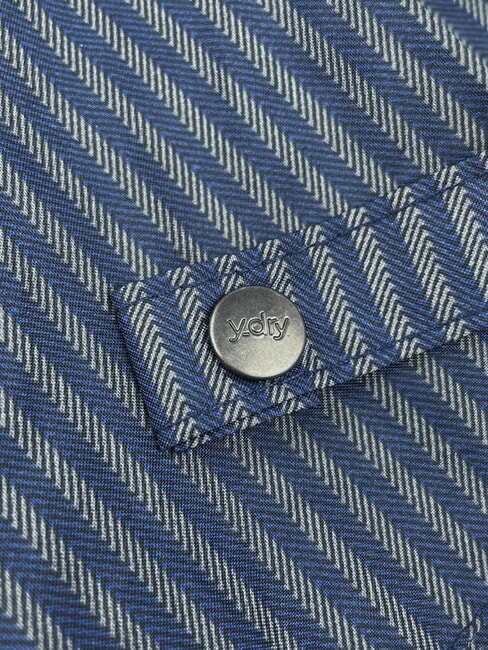 DANDY Automatycznie składany parasol nocny błękit - Parasole