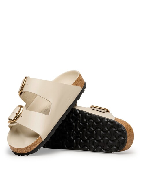 ARIZONA BIG BUCKLE  Sandały sk&oacute;rzane błyszcząca ostryga - Buty damskie