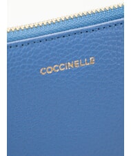 COCCINELLE LORINE Sk&oacute;rzana kopert&oacute;wka niebieski - Torby damskie - 4
