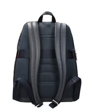 PIQUADRO X1 Plecak sk&oacute;rzany na laptopa 15,6" niebieski/brązowy - Plecaki na laptopa do pracy - 3