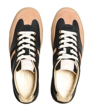 SERAFINI COURT Adidasy czarny beżowy złoty - Buty damskie - 4