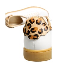 SERAFINI J CONNORS Adidasy biała lamparta miodowa podeszwa - Buty damskie - 6