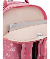KIPLING SEOUL COLLEGE Plecak na laptopa 15" średni r&oacute;żowy - Torby damskie - 3