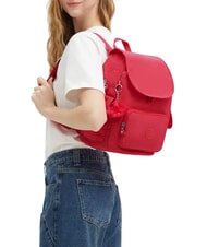 KIPLING CITY PACK S Plecak ośrodek r&oacute;żowy - Torby damskie - 4