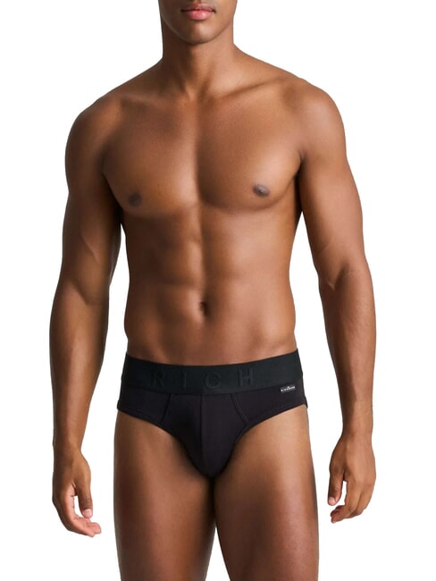 KORY Opakowanie 3 par majtek czarny/czarny/czarny - Majtki męskie