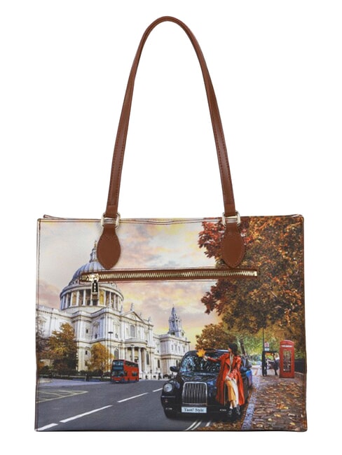 YESBAG L Torba na zakupy, torba na ramię Turysta z Londynu - Torby damskie