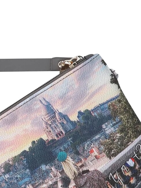 YESBAG Torebka kopert&oacute;wka z mankietem Paryż/serce - Portfele damskie
