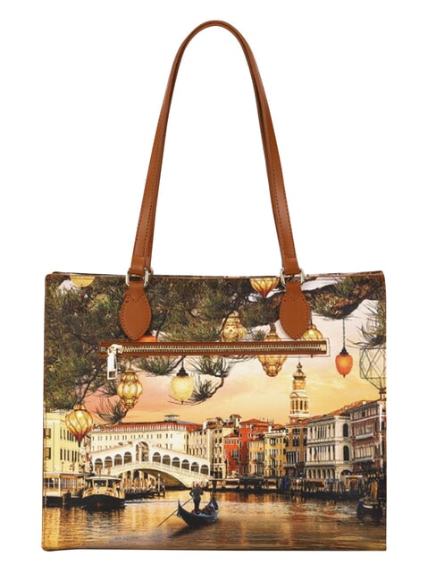 YESBAG L Torba na zakupy, torba na ramię Bożonarodzeniowa Wenecja - Torby damskie