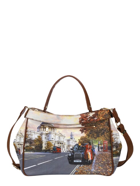 YESBAG Torebka L z paskiem na ramię Turysta z Londynu - Torby damskie