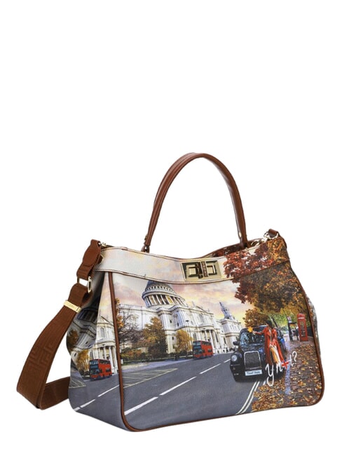 YESBAG Torebka L z paskiem na ramię Turysta z Londynu - Torby damskie