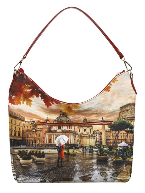YESBAG Torba na ramię Rzym pada deszcz - Torby damskie
