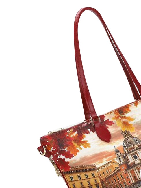 YESBAG L Torba na zakupy, torba na ramię Rzym pada deszcz - Torby damskie