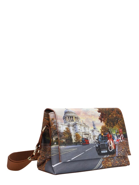YESBAG Torba na ramię z klapką Turysta z Londynu - Torby damskie