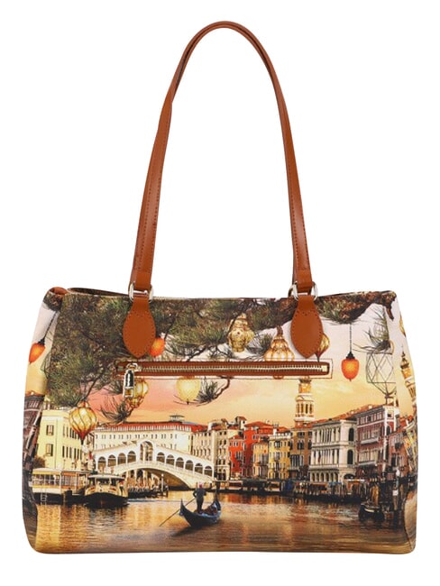 YESBAG Torba na ramię M Bożonarodzeniowa Wenecja - Torby damskie
