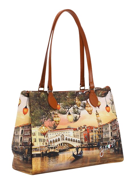 YESBAG Torba na ramię M Bożonarodzeniowa Wenecja - Torby damskie