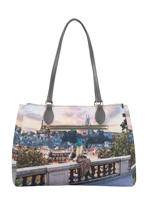 YESBAG Torba na ramię M Paryż/serce - Torby damskie