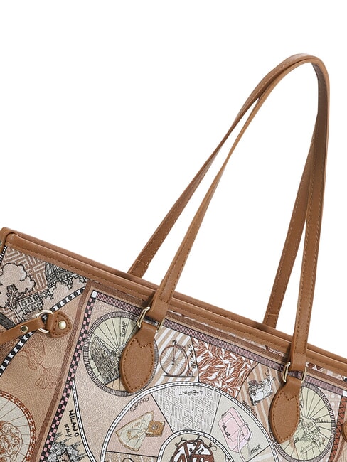 FASHIONOPOLY Torba na zakupy, torba na ramię piasek - Torby damskie