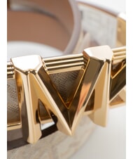 MICHAEL KORS MK BELT Pasek wanilia - Paski - 3