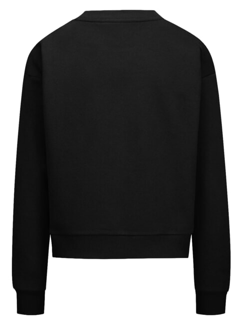 LOGO Bluza z okrągłym dekoltem czarny - Bluzy damskie