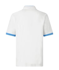 KAPPA LOGO Koszulka polo z kr&oacute;tkim rękawem biały - neonowy niebieski - Polo męskie - 3