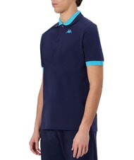 KAPPA LOGO Koszulka polo z kr&oacute;tkim rękawem niebieski morski - neon b - Polo męskie - 2