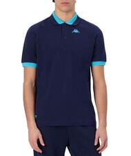 KAPPA LOGO Koszulka polo z kr&oacute;tkim rękawem niebieski morski - neon b - Polo męskie - 3