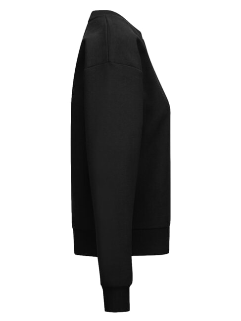 LOGO Bluza z okrągłym dekoltem czarny - Bluzy damskie