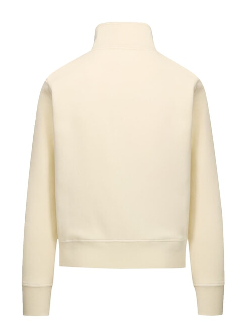 LOGO Bluza z zamkiem błyskawicznym białe szparagi - Bluzy damskie