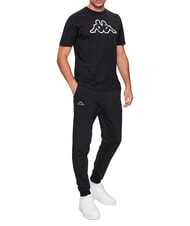 KAPPA LOGO Koszulka z kr&oacute;tkim rękawem czarny - Koszulki męskie - 2