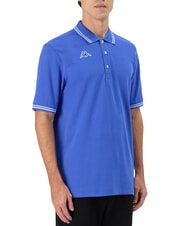 KAPPA LOGO Koszulka polo z kr&oacute;tkim rękawem kr&oacute;lewski błękit - biel - Polo męskie - 2