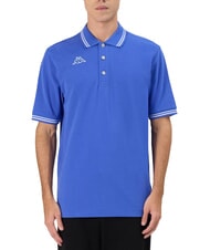 KAPPA LOGO Koszulka polo z kr&oacute;tkim rękawem kr&oacute;lewski błękit - biel - Polo męskie - 3