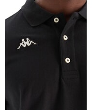 KAPPA LOGO Koszulka polo z kr&oacute;tkim rękawem czarny - Polo męskie - 2