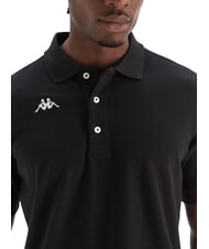KAPPA LOGO Koszulka polo z kr&oacute;tkim rękawem czarny - Polo męskie - 3