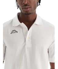 KAPPA LOGO Koszulka polo z kr&oacute;tkim rękawem biały - Polo męskie - 3