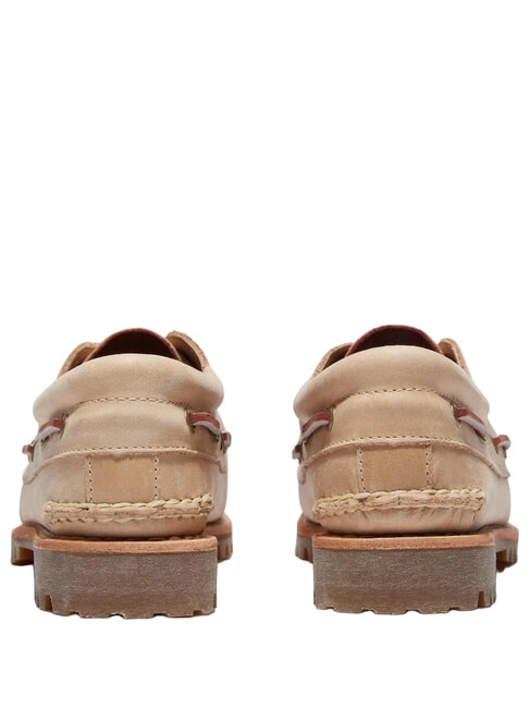 AUTHENTIC Buty ze sk&oacute;ry zamszowej średni beż - Buty damskie
