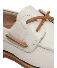 TIMBERLAND CLASSIC BOAT  Sk&oacute;rzane buty żeglarskie jasny beż - Buty damskie - 7