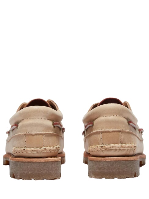 AUTHENTIC Buty ze sk&oacute;ry zamszowej średni beż - Buty damskie