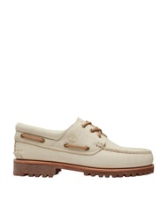 TIMBERLAND AUTHENTIC  Sk&oacute;rzane buty żeglarskie jasny beż - Buty męskie - 3