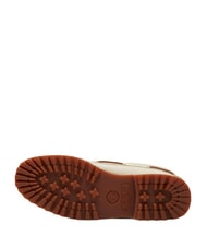 TIMBERLAND AUTHENTIC  Sk&oacute;rzane buty żeglarskie jasny beż - Buty męskie - 4