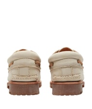 TIMBERLAND AUTHENTIC  Sk&oacute;rzane buty żeglarskie jasny beż - Buty męskie - 5