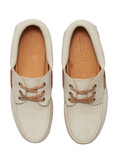 AUTHENTIC  Sk&oacute;rzane buty żeglarskie jasny beż - Buty męskie