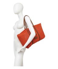 GIANNI CHIARINI VICTORIA  Kupujący na ramieniu koral - Torby damskie - 6
