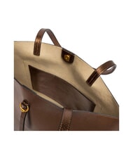 GIANNI CHIARINI EGLE Sk&oacute;rzany shopper opiekany - Torby damskie - 5