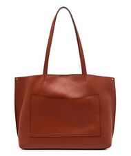GIANNI CHIARINI EGLE Sk&oacute;rzana torba na zakupy ceglasty - Torby damskie - 3
