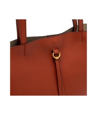 GIANNI CHIARINI EGLE Sk&oacute;rzana torba na zakupy ceglasty - Torby damskie - 4