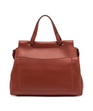 GIANNI CHIARINI OTTAVIA Torba sk&oacute;rzana wyprodukowana we Włoszech ceglasty - Torby damskie - 3